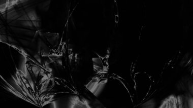 Fantezi kaotik renkli fraktal desen. Soyut Fraktal şekiller. 3D render resimde arka plan veya duvar kağıdı