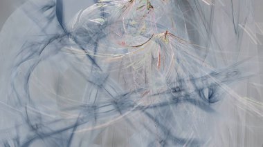 Fantezi kaotik renkli fraktal desen. Soyut Fraktal şekiller. 3D render resimde arka plan veya duvar kağıdı