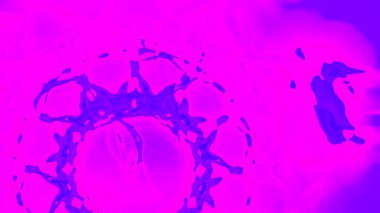 Fantezi kaotik renkli fraktal desen. Soyut Fraktal şekiller. 3D render resimde arka plan veya duvar kağıdı