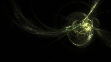 Fantezi kaotik renkli fraktal desen. Soyut Fraktal şekiller. 3D render resimde arka plan veya duvar kağıdı