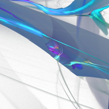 Fantezi kaotik renkli fraktal desen. Soyut Fraktal şekiller. 3D render resimde arka plan veya duvar kağıdı