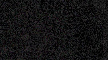 Fantezi kaotik renkli fraktal desen. Soyut Fraktal şekiller. 3D render resimde arka plan veya duvar kağıdı