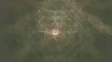 Fantezi kaotik renkli fraktal desen. Soyut Fraktal şekiller. 3D render resimde arka plan veya duvar kağıdı