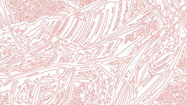 Fantezi kaotik renkli fraktal desen. Soyut Fraktal şekiller. 3D render resimde arka plan veya duvar kağıdı