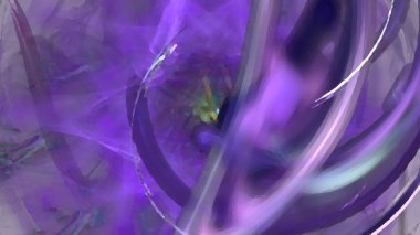 Fantezi kaotik renkli fraktal desen. Soyut Fraktal şekiller. 3D render resimde arka plan veya duvar kağıdı