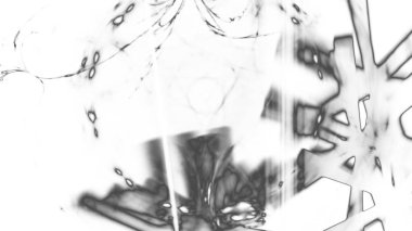 Fantezi kaotik renkli fraktal desen. Soyut Fraktal şekiller. 3D render resimde arka plan veya duvar kağıdı