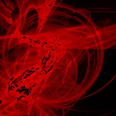 Fantezi kaotik renkli fraktal desen. Soyut Fraktal şekiller. 3D render resimde arka plan veya duvar kağıdı