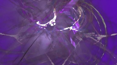 Fantezi kaotik renkli fraktal desen. Soyut Fraktal şekiller. 3D render resimde arka plan veya duvar kağıdı