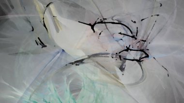 Fantezi kaotik renkli fraktal desen. Soyut Fraktal şekiller. 3D render resimde arka plan veya duvar kağıdı