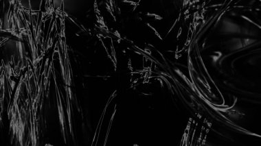 Fantezi kaotik renkli fraktal desen. Soyut Fraktal şekiller. 3D render resimde arka plan veya duvar kağıdı