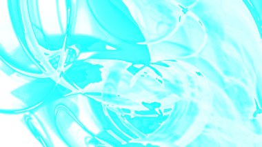 Fantezi kaotik renkli fraktal desen. Soyut Fraktal şekiller. 3D render resimde arka plan veya duvar kağıdı