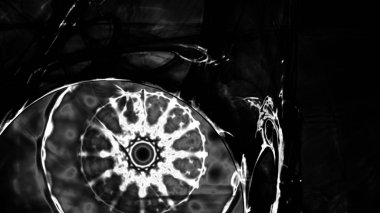 Fantezi kaotik renkli fraktal desen. Soyut Fraktal şekiller. 3D render resimde arka plan veya duvar kağıdı