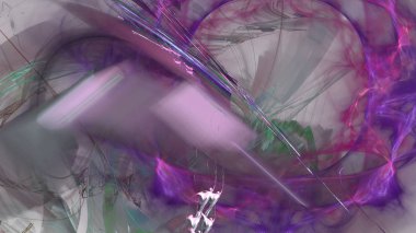 Fantezi kaotik renkli fraktal desen. Soyut Fraktal şekiller. 3D render resimde arka plan veya duvar kağıdı