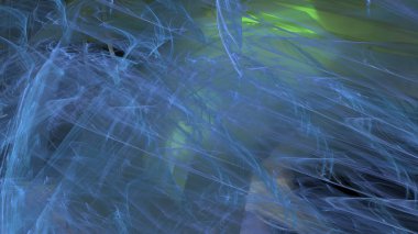 Fantezi kaotik renkli fraktal desen. Soyut Fraktal şekiller. 3D render resimde arka plan veya duvar kağıdı