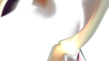 Fantezi kaotik renkli fraktal desen. Soyut Fraktal şekiller. 3D render resimde arka plan veya duvar kağıdı