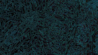 Fantezi kaotik renkli fraktal desen. Soyut Fraktal şekiller. 3D render resimde arka plan veya duvar kağıdı