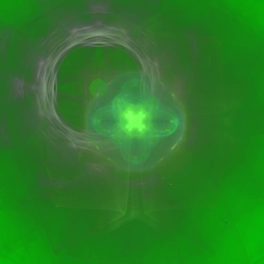 Fantezi kaotik renkli fraktal desen. Soyut Fraktal şekiller. 3D render resimde arka plan veya duvar kağıdı