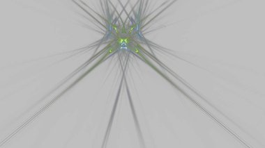 Fantezi kaotik renkli fraktal desen. Soyut Fraktal şekiller. 3D render resimde arka plan veya duvar kağıdı