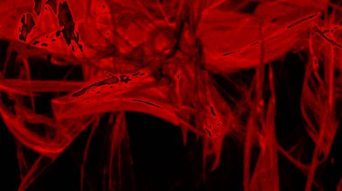 Fantezi kaotik renkli fraktal desen. Soyut Fraktal şekiller. 3D render resimde arka plan veya duvar kağıdı