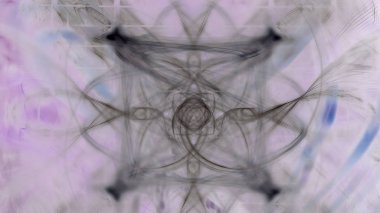 Fantezi kaotik renkli fraktal desen. Soyut Fraktal şekiller. 3D render resimde arka plan veya duvar kağıdı