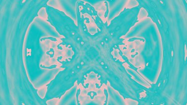 Fantezi kaotik renkli fraktal desen. Soyut Fraktal şekiller. 3D render resimde arka plan veya duvar kağıdı