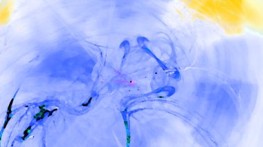 Fantezi kaotik renkli fraktal desen. Soyut Fraktal şekiller. 3D render resimde arka plan veya duvar kağıdı