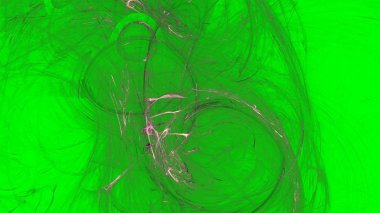 Fantezi kaotik renkli fraktal desen. Soyut Fraktal şekiller. 3D render resimde arka plan veya duvar kağıdı