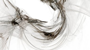 Fantezi kaotik renkli fraktal desen. Soyut Fraktal şekiller. 3D render resimde arka plan veya duvar kağıdı