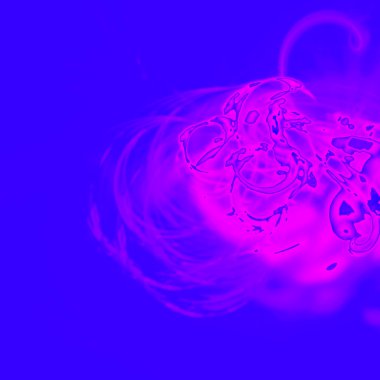 Fantezi kaotik renkli fraktal desen. Soyut Fraktal şekiller. 3D render resimde arka plan veya duvar kağıdı