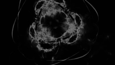 Fantezi kaotik renkli fraktal desen. Soyut Fraktal şekiller. 3D render resimde arka plan veya duvar kağıdı