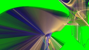 Fantezi kaotik renkli fraktal desen. Soyut Fraktal şekiller. 3D render resimde arka plan veya duvar kağıdı