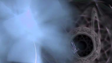 Fantezi kaotik renkli fraktal desen. Soyut Fraktal şekiller. 3D render resimde arka plan veya duvar kağıdı