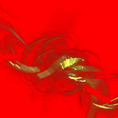 Fantezi kaotik renkli fraktal desen. Soyut Fraktal şekiller. 3D render resimde arka plan veya duvar kağıdı