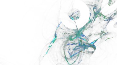 Fantezi kaotik renkli fraktal desen. Soyut Fraktal şekiller. 3D render resimde arka plan veya duvar kağıdı