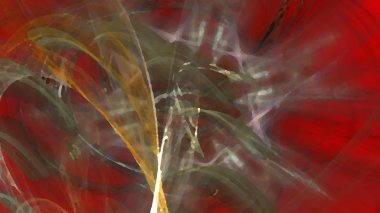 Fantezi kaotik renkli fraktal desen. Soyut Fraktal şekiller. 3D render resimde arka plan veya duvar kağıdı