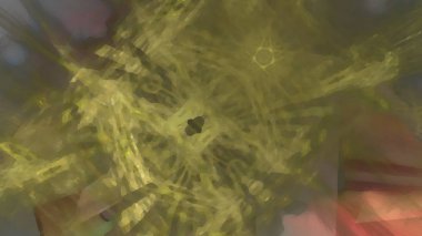 Fantezi kaotik renkli fraktal desen. Soyut Fraktal şekiller. 3D render resimde arka plan veya duvar kağıdı