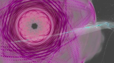 Fantezi kaotik renkli fraktal desen. Soyut Fraktal şekiller. 3D render resimde arka plan veya duvar kağıdı