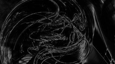 Fantezi kaotik renkli fraktal desen. Soyut Fraktal şekiller. 3D render resimde arka plan veya duvar kağıdı