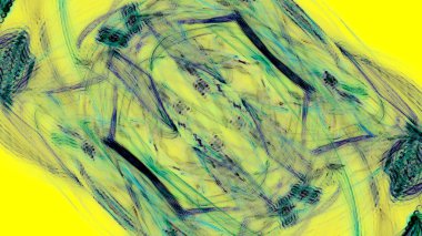 Fantezi kaotik renkli fraktal desen. Soyut Fraktal şekiller. 3D render resimde arka plan veya duvar kağıdı