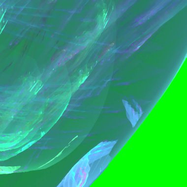 Fantezi kaotik renkli fraktal desen. Soyut Fraktal şekiller. 3D render resimde arka plan veya duvar kağıdı