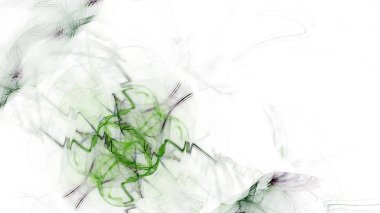 Fantezi kaotik renkli fraktal desen. Soyut Fraktal şekiller. 3D render resimde arka plan veya duvar kağıdı