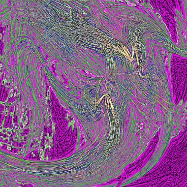 Fantezi kaotik renkli fraktal desen. Soyut Fraktal şekiller. 3D render resimde arka plan veya duvar kağıdı