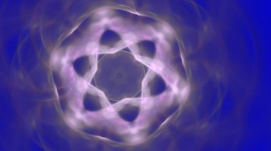 Fantezi kaotik renkli fraktal desen. Soyut Fraktal şekiller. 3D render resimde arka plan veya duvar kağıdı