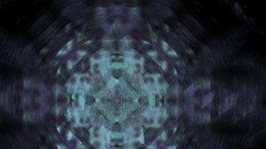 Fantezi kaotik renkli fraktal desen. Soyut Fraktal şekiller. 3D render resimde arka plan veya duvar kağıdı