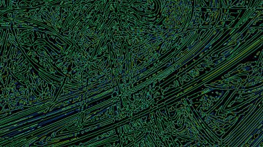 Fantezi kaotik renkli fraktal desen. Soyut Fraktal şekiller. 3D render resimde arka plan veya duvar kağıdı