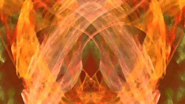 Fantezi kaotik renkli fraktal desen. Soyut Fraktal şekiller. 3D render resimde arka plan veya duvar kağıdı