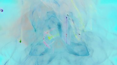 Fantezi kaotik renkli fraktal desen. Soyut Fraktal şekiller. 3D render resimde arka plan veya duvar kağıdı