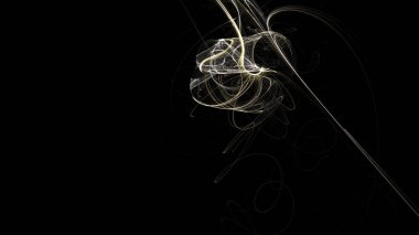 Fantezi kaotik renkli fraktal desen. Soyut Fraktal şekiller. 3D render resimde arka plan veya duvar kağıdı