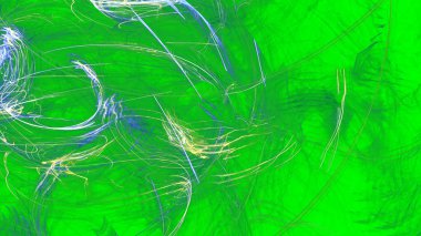 Fantezi kaotik renkli fraktal desen. Soyut Fraktal şekiller. 3D render resimde arka plan veya duvar kağıdı