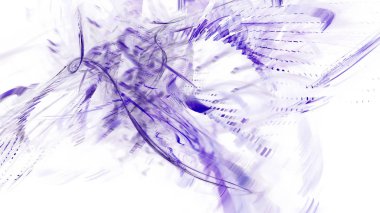 Fantezi kaotik renkli fraktal desen. Soyut Fraktal şekiller. 3D render resimde arka plan veya duvar kağıdı